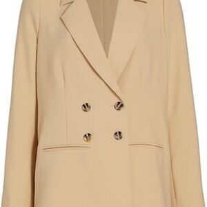Favorite Daughter Beige Double-Breasted Blazer